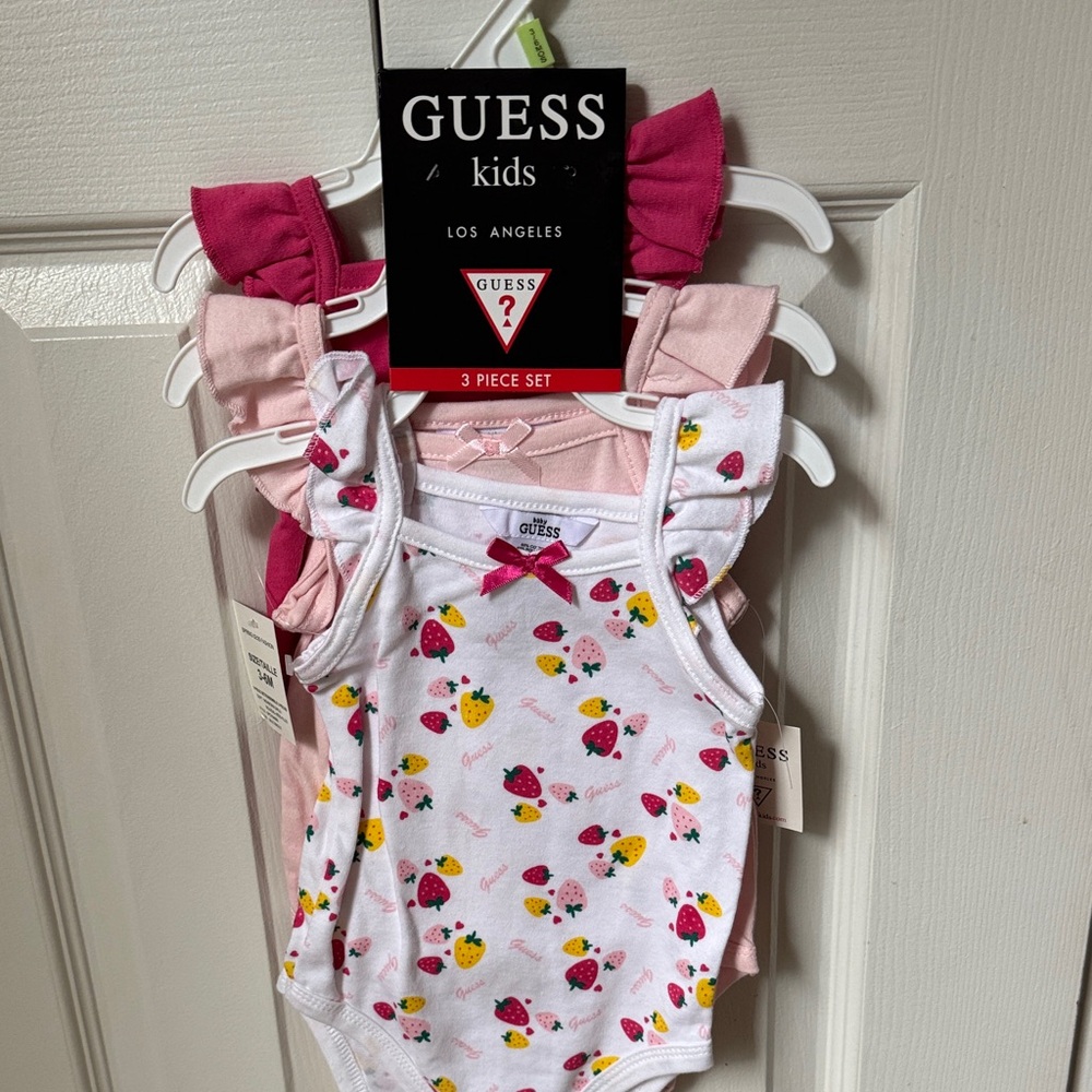 Guess Kids Pink and White 3-Piece Set